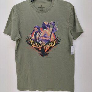 NWT The Black Crowes Graphic Band Tee T-Shirt Wrangler Olive Green Size Medium M